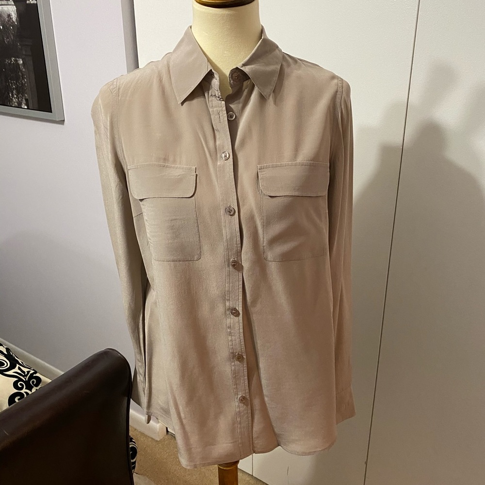 100% Silk Peck & Peck Blouse Medium